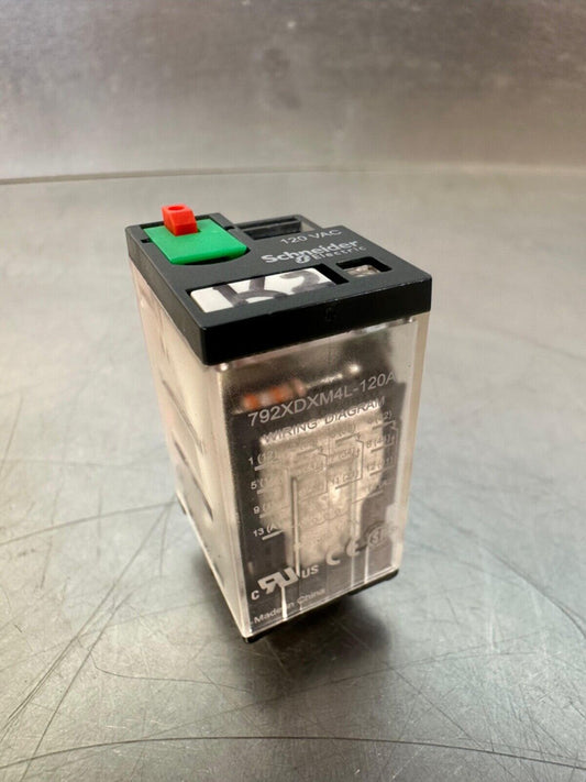 Schneider Electric Relay 792XDXM4L-120A (4D-24)