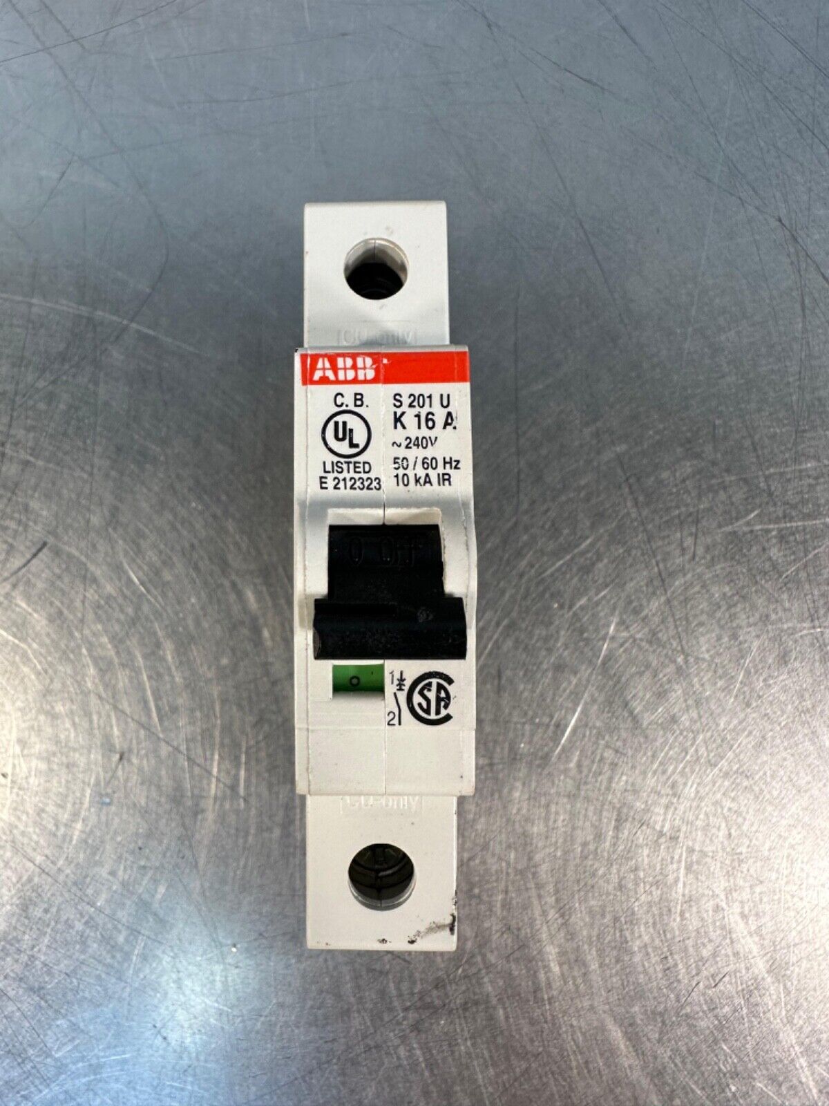 Abb S201UK16a Circuit Breaker S201u-K16 1 Pole 240VAc (4c-41)