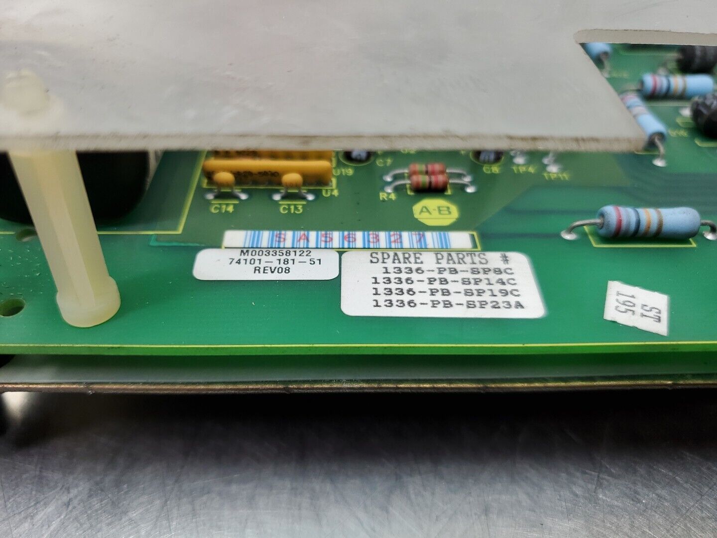 Allen Bradley 1336-PB-SP8B (74101-181-51) Rev08 PCB PLC Board.              1-D2