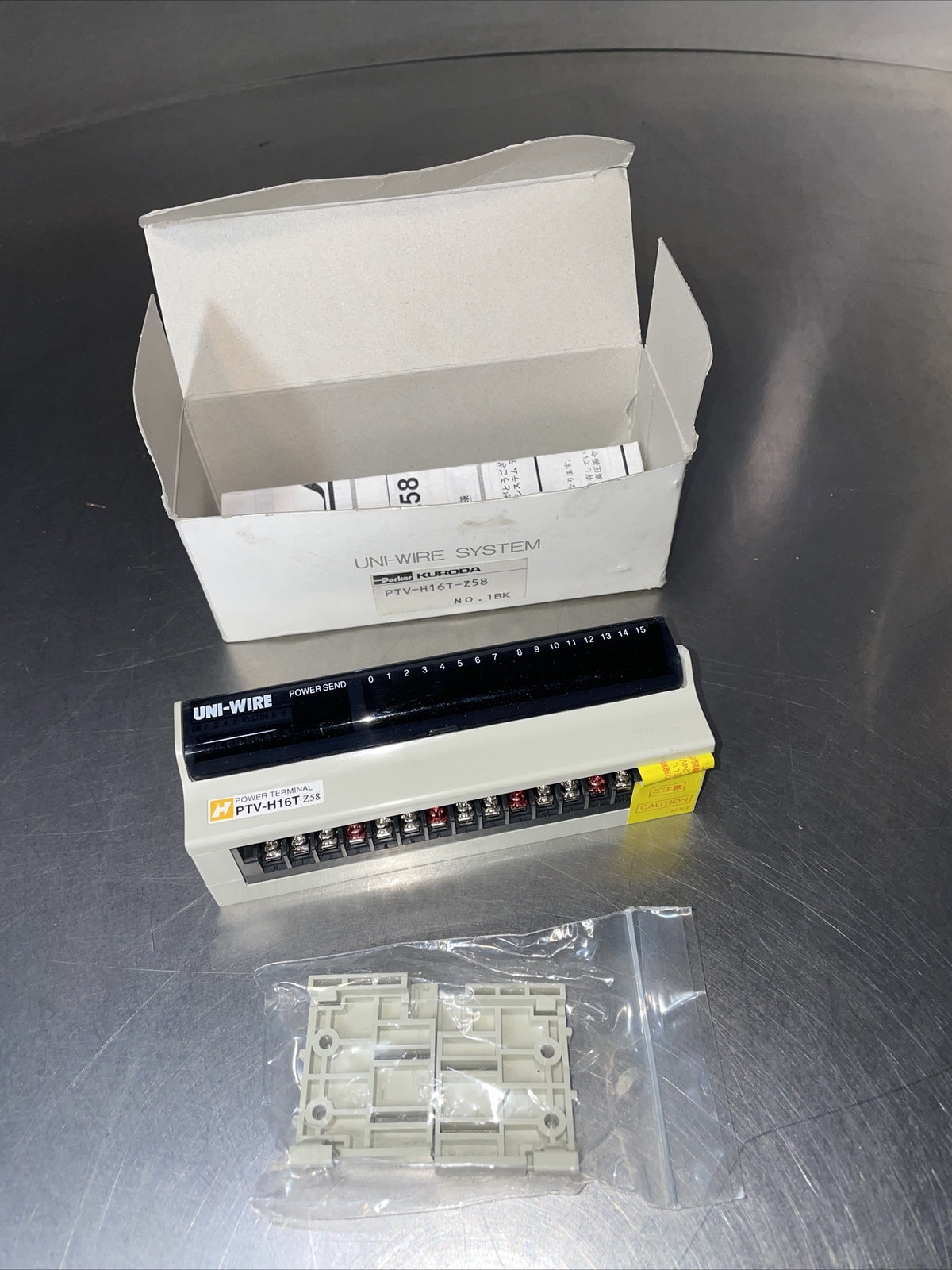 KURODA UNI-WIRE SYSTEM PTV-H16T- z58 POWER TERMINAL NEW IN BOX @2C