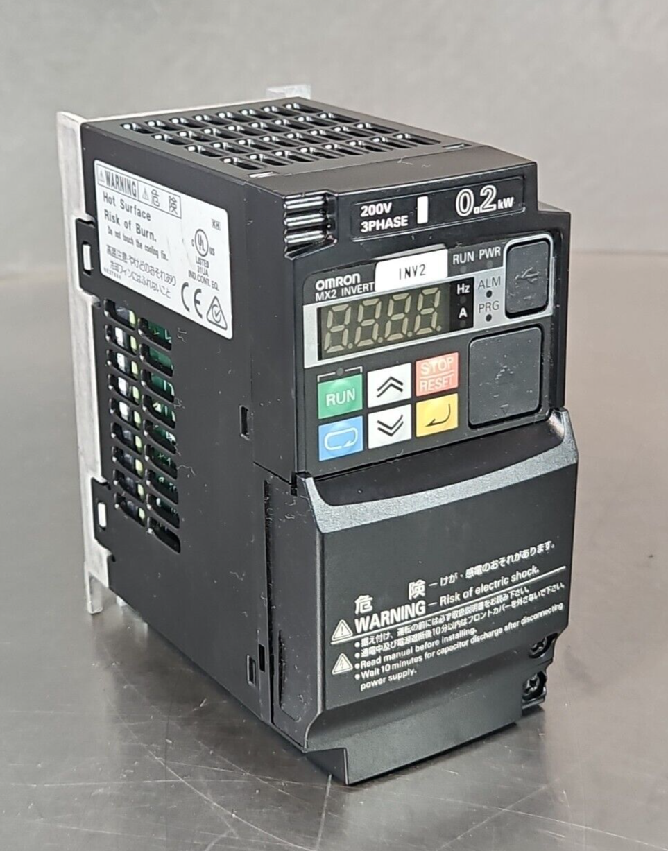 Omron 3G3MX2-A2002-V1 Motor Drive Multi-Function Compact Inverter (BIN4.4.5)