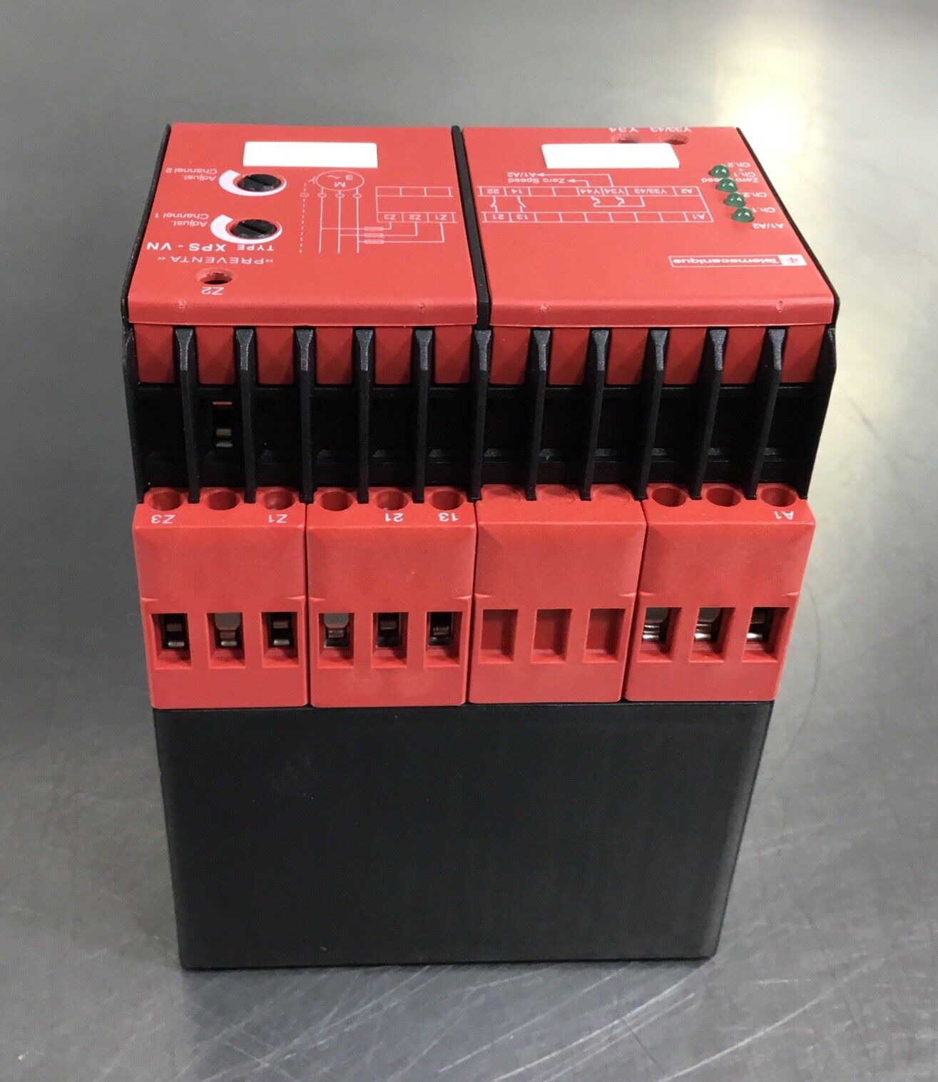 Telemecanique Type: XPS-VN. XPSVN3442LF Safety Relay Zero Speed Detection  4E-24