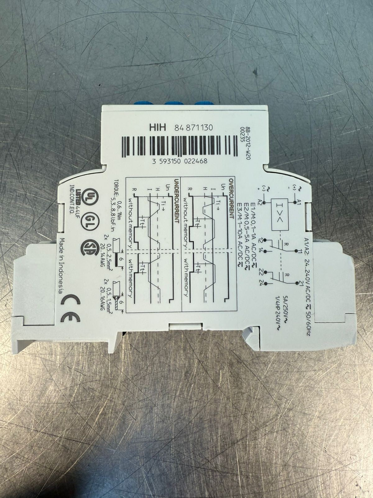 Crouzet Hih-84871130  Current Control Relay              (3.2.4)