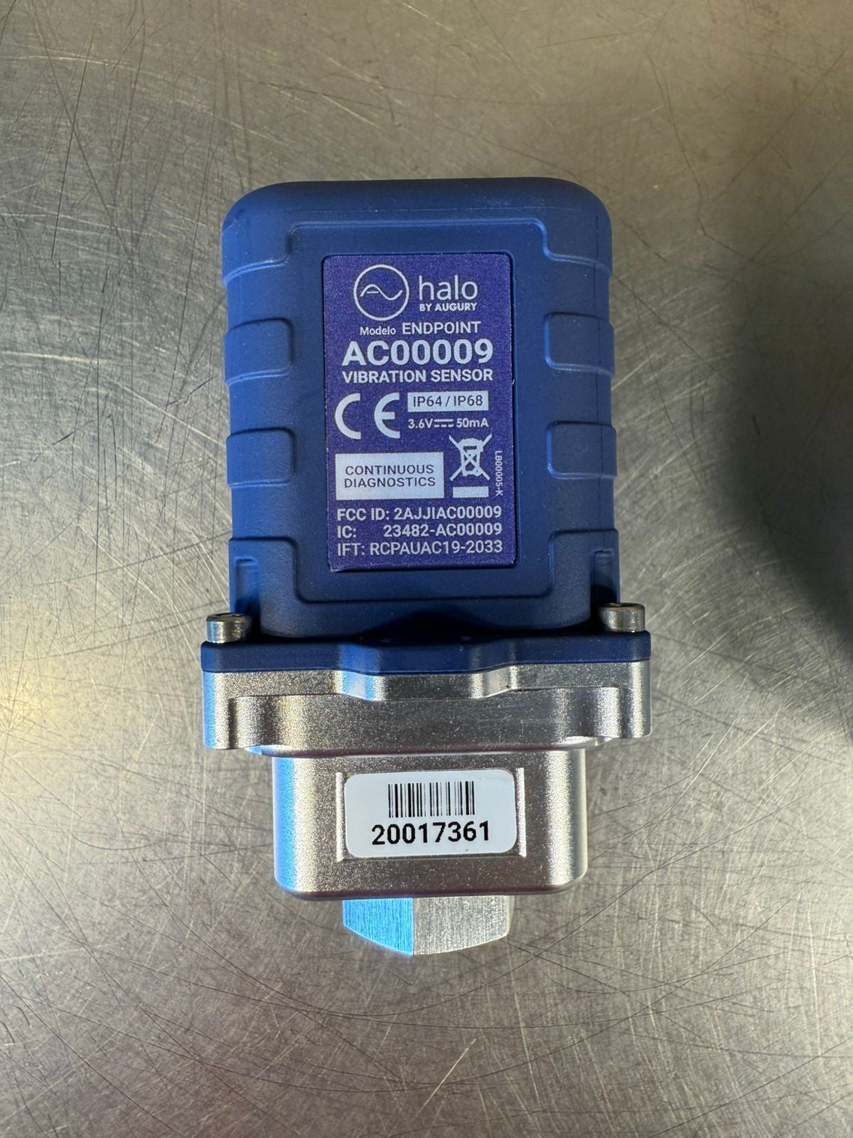 Halo AC00009 VIBRATION SENSOR *NEW*  Endpoint                  (3.2.2)