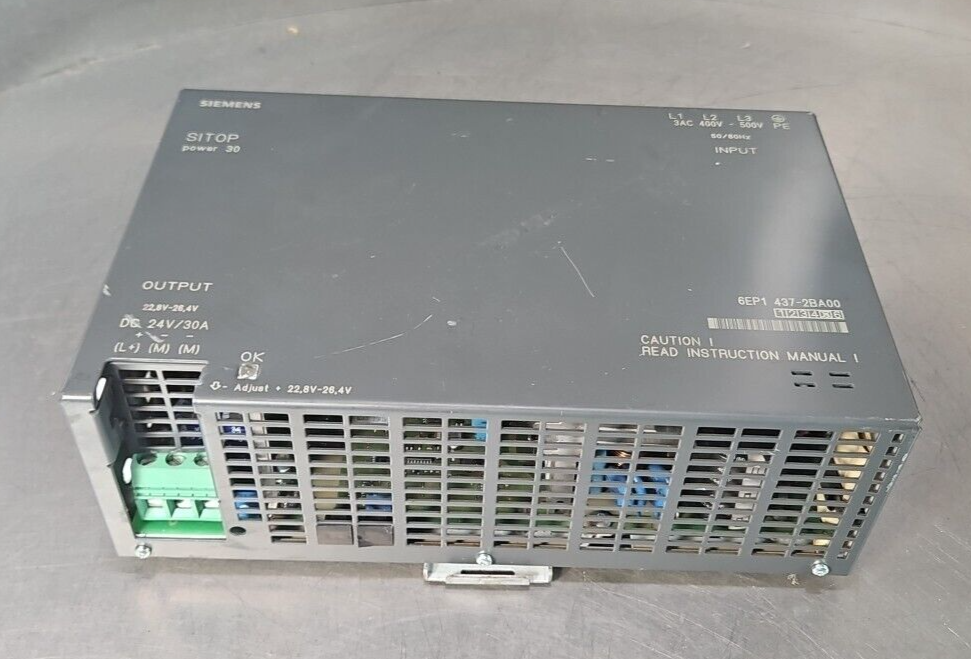 Siemens 6EP1437-2BA00 Power Supply Module SITOP POWER 30                (BIN654)