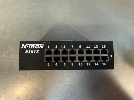 Ntron 516TX Industrial Ethernet Switch 10-30V 1.0Amp               (4.1.1)