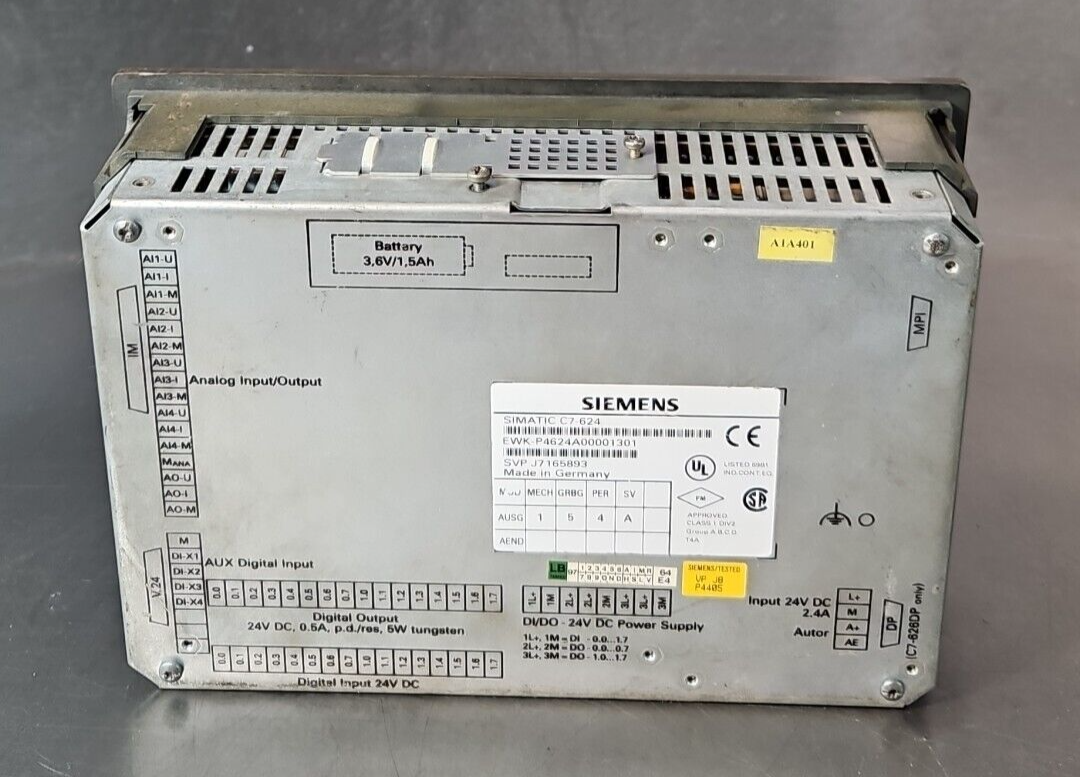 Siemens Simatic C7-624 Interface Panel                                 (BIN254)