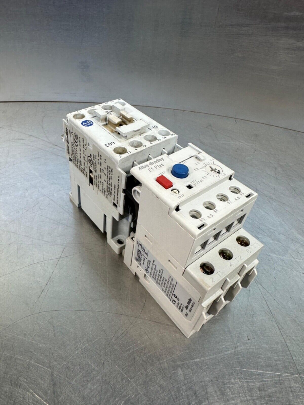 Allen Bradley 100-C09D*10 A w/ 193-ED1CB B Contactor + Overl. Relay (4E-27