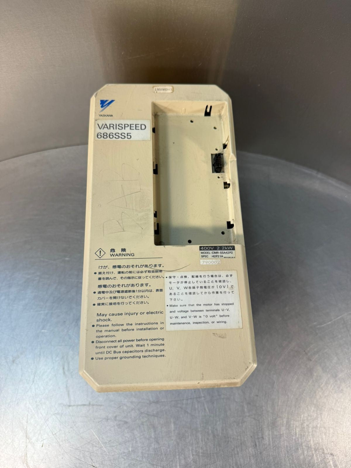Yaskawa Electric CIMR-SSA42P2 / Spec: 42P21A                       (2.6.2)