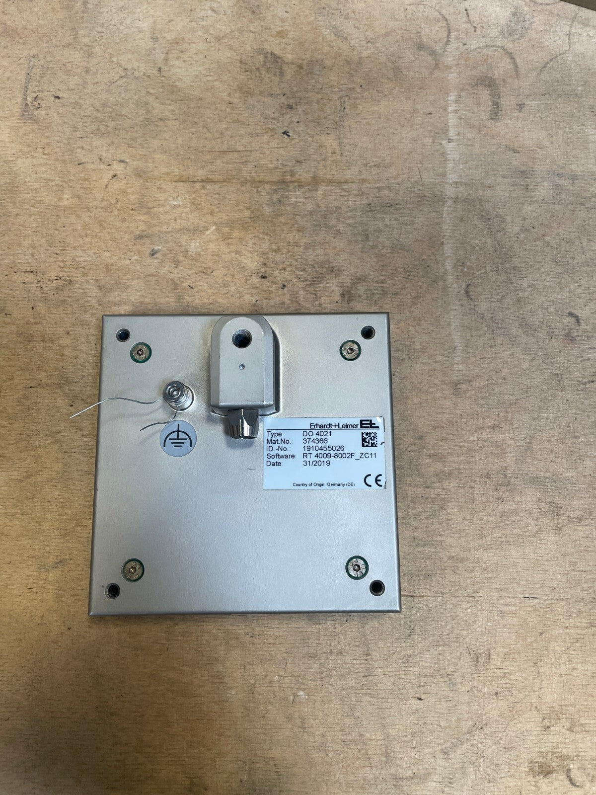 Erhardt+Leimer D0 4021 Silver Digital Display Material Guide System Rectifier