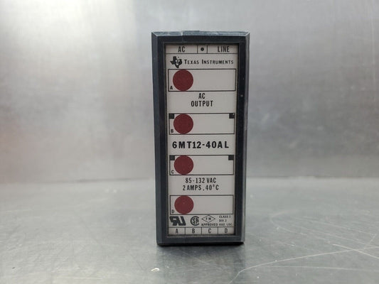 Texas Instruments 6MT12-40AL Output Module - ***See Description***        3D-42