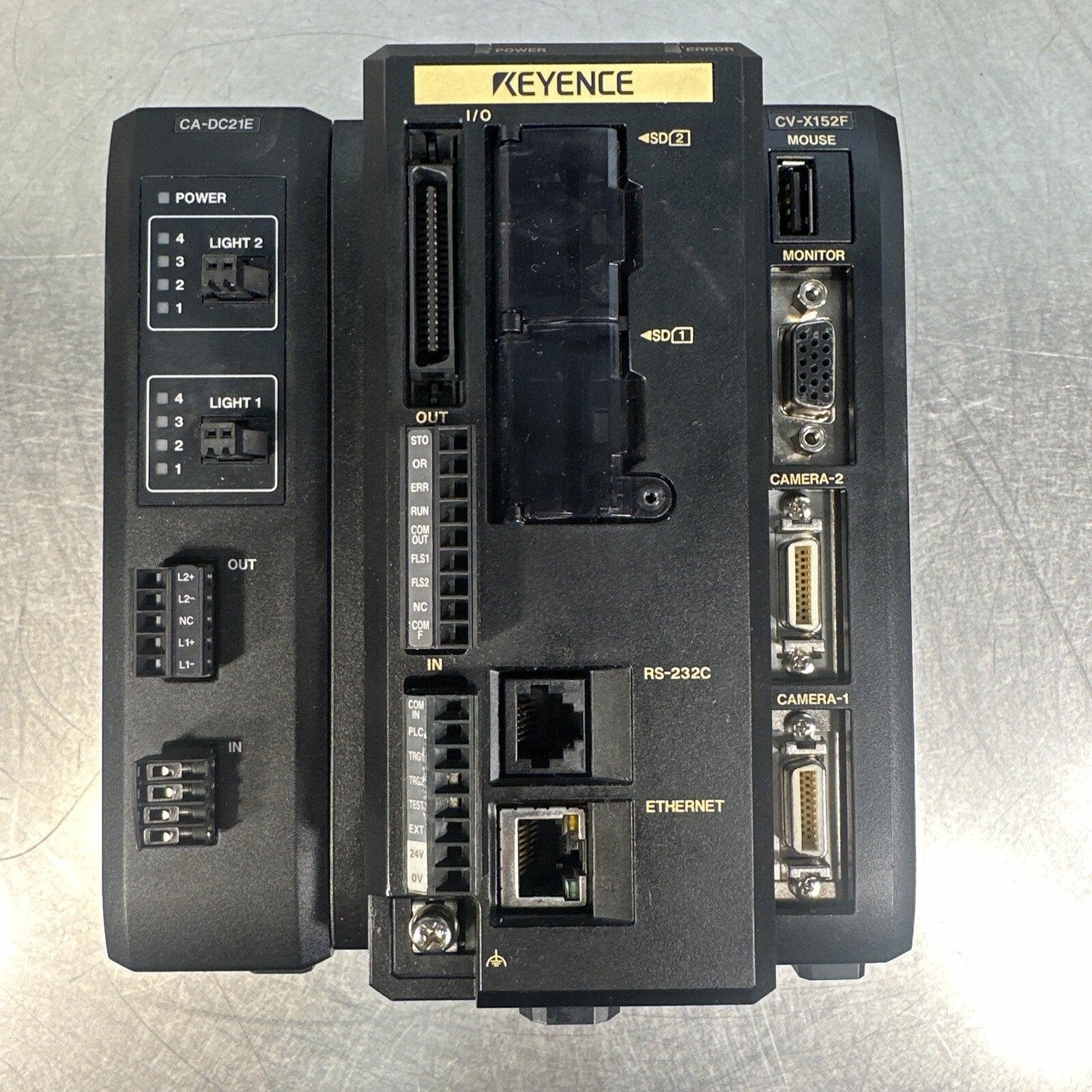 keyence CV-X152F Visual image controller +CA-DC21E (BIN-1.5.3)