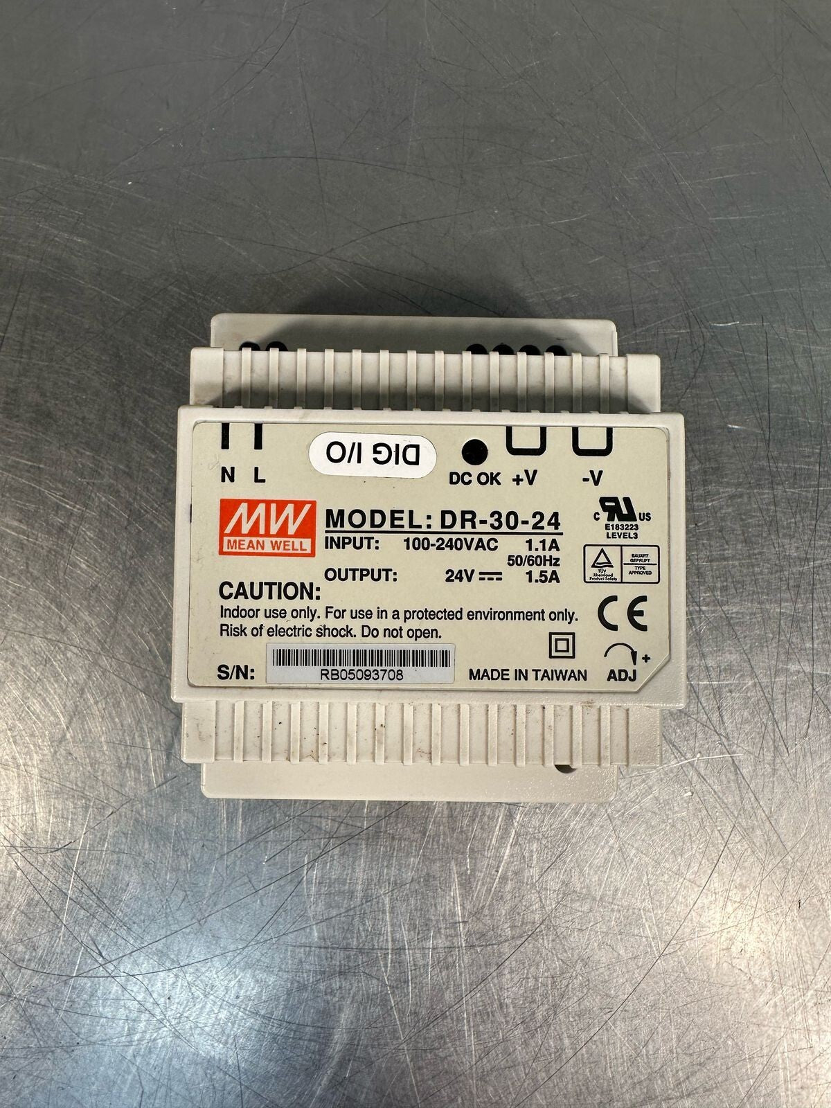 Mean Well DR-30-24 Power Supply                                  (5.4.2)