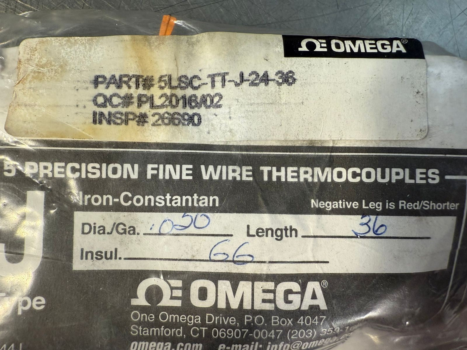 Omega Engineering 5LSC-TT-J-24-36 / PL2016-02 / 26690              (6.3.1)