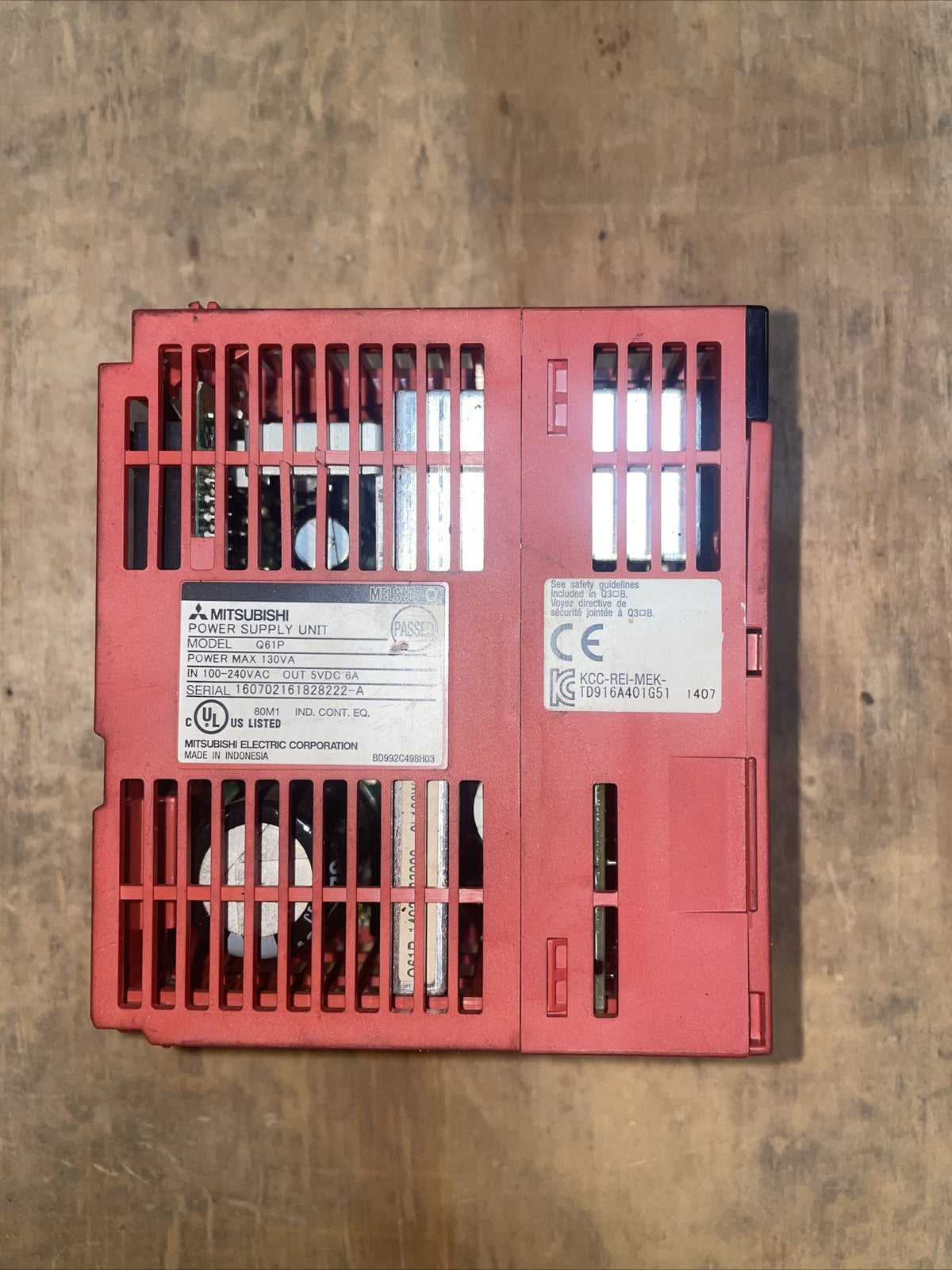 Mitsubishi MELSEC Q61P-A2 Power Supply Unit Used Nice T4