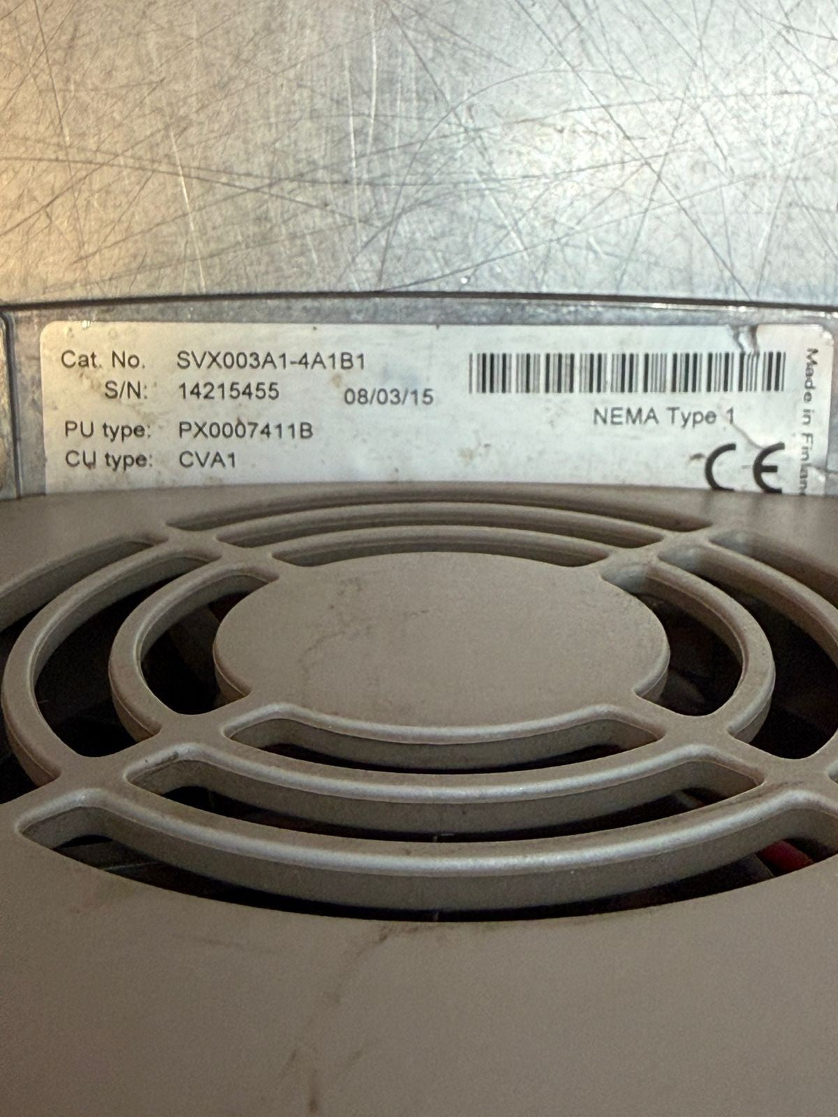 Eaton SVX003A1-4A1B1 Variable Frequency Drive                      (6.5.1)