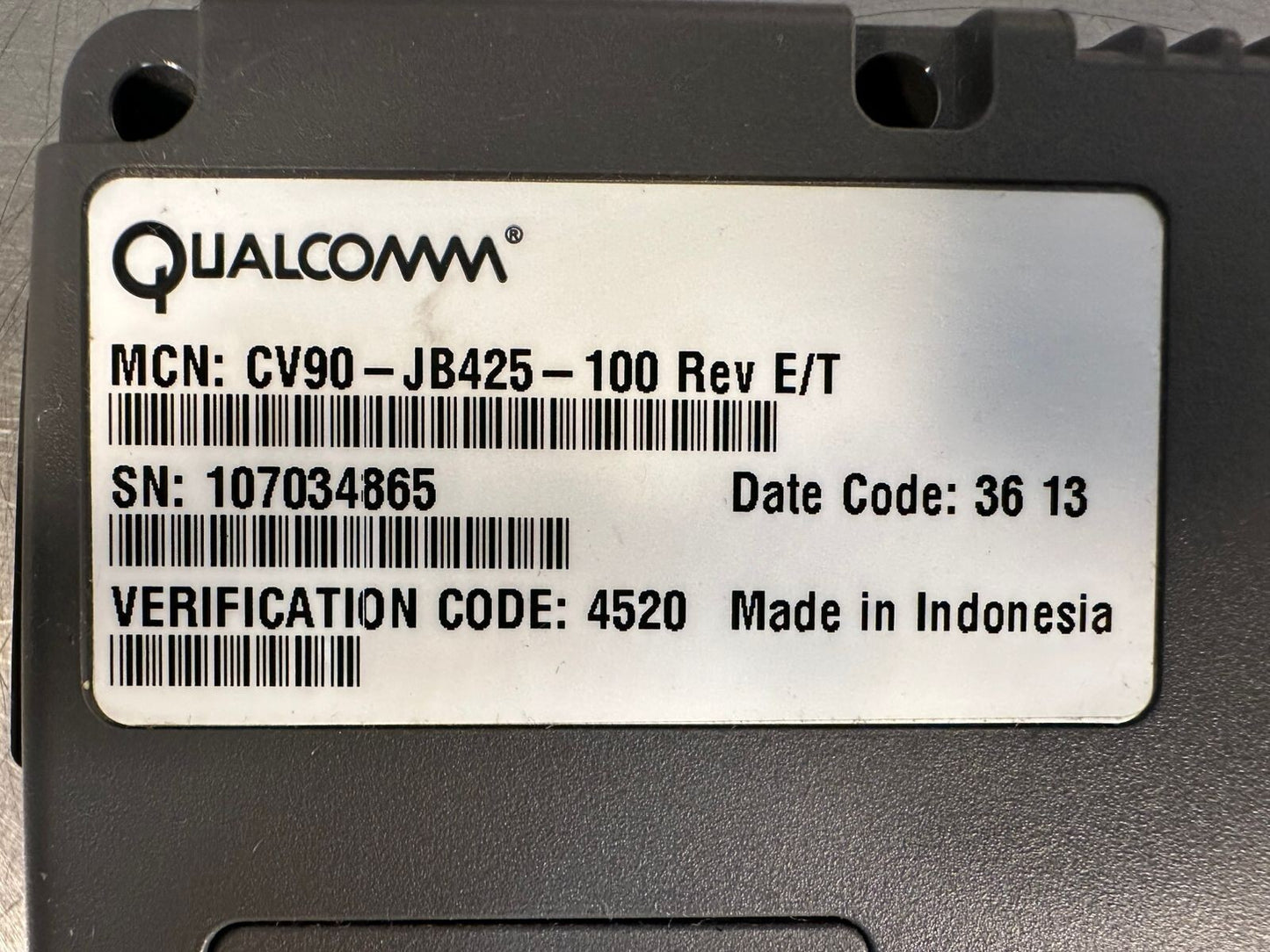  Omnitracs CV90 GPS CV90-JB425-100 Rev.E/T                  (7.4.5)