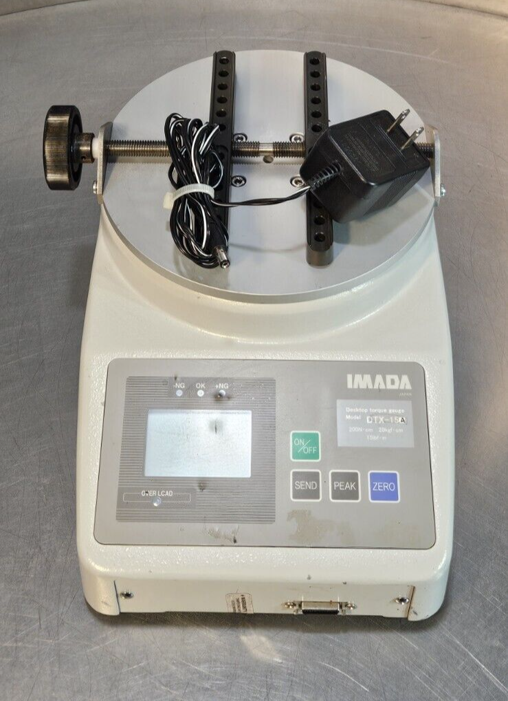 Imada DTX-15A Desktop torque gauge 200N-cm 20Kgf.cm 15lbf.in            (BIN262)
