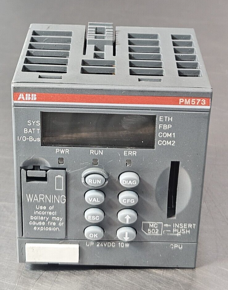 ABB  PM573-ETHA4 Central Processing Unit  24VDC                         (BIN541)