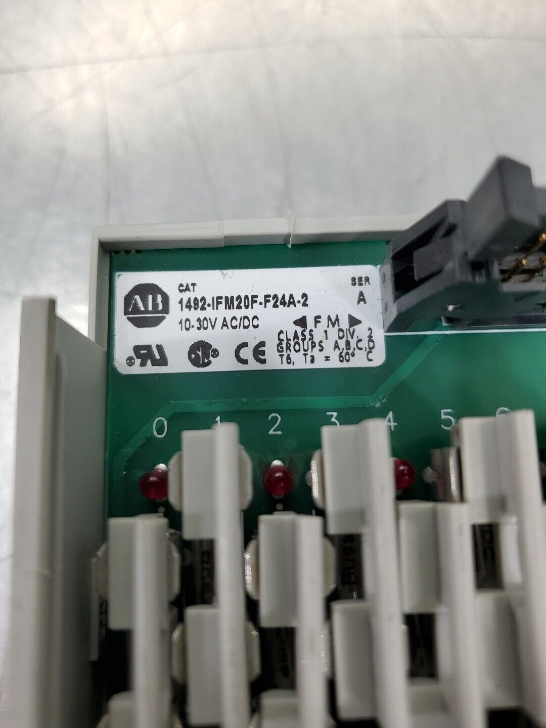 Allen Bradley 1492-IFM20F-F24-2 Ser. A Interface Module.                   3E-19