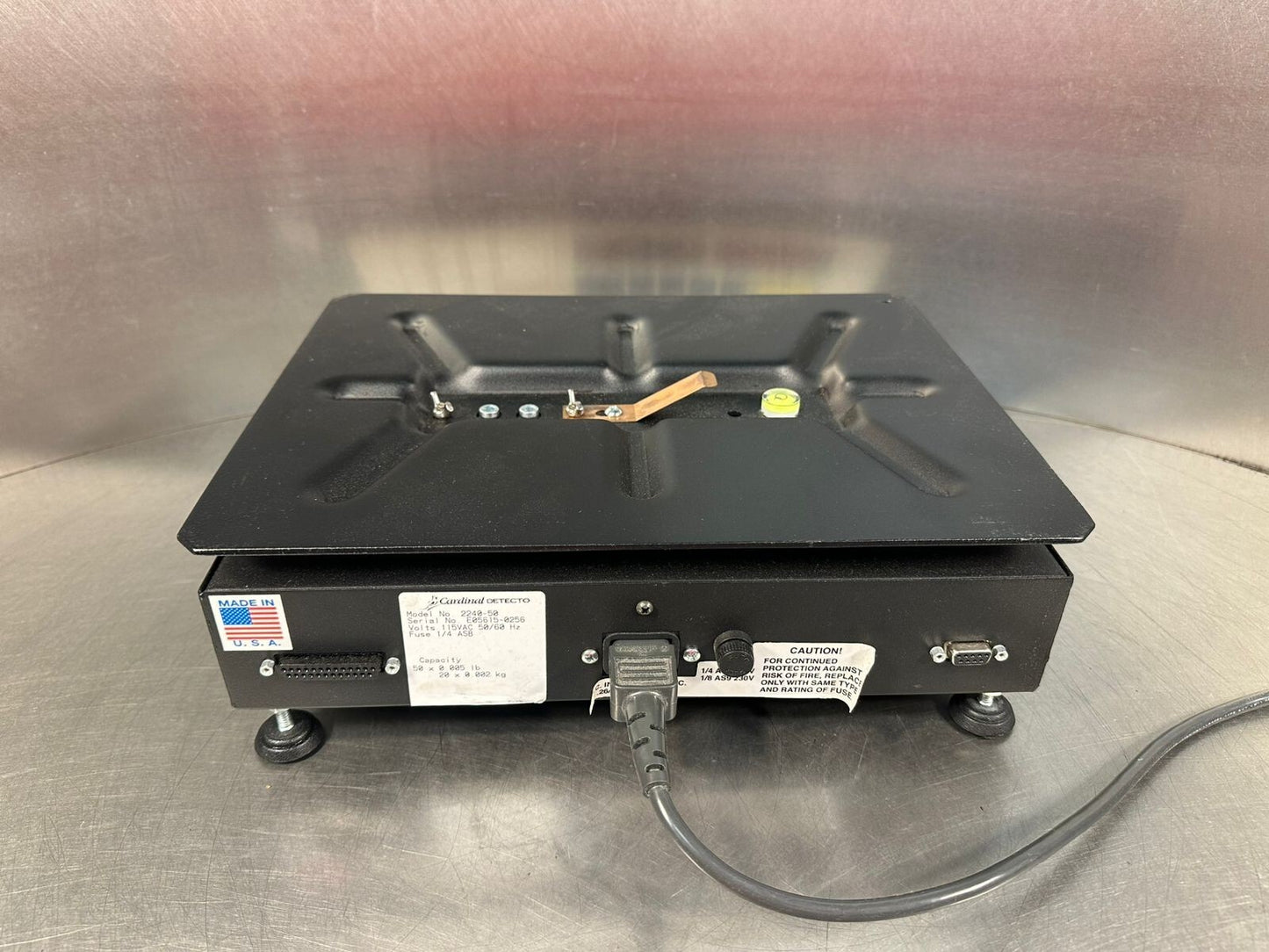 Cardinal Detecto 2240-50  115Vac 50/60Hz / 50x0.005Ib 20x0.002 Kg (12.6.2)