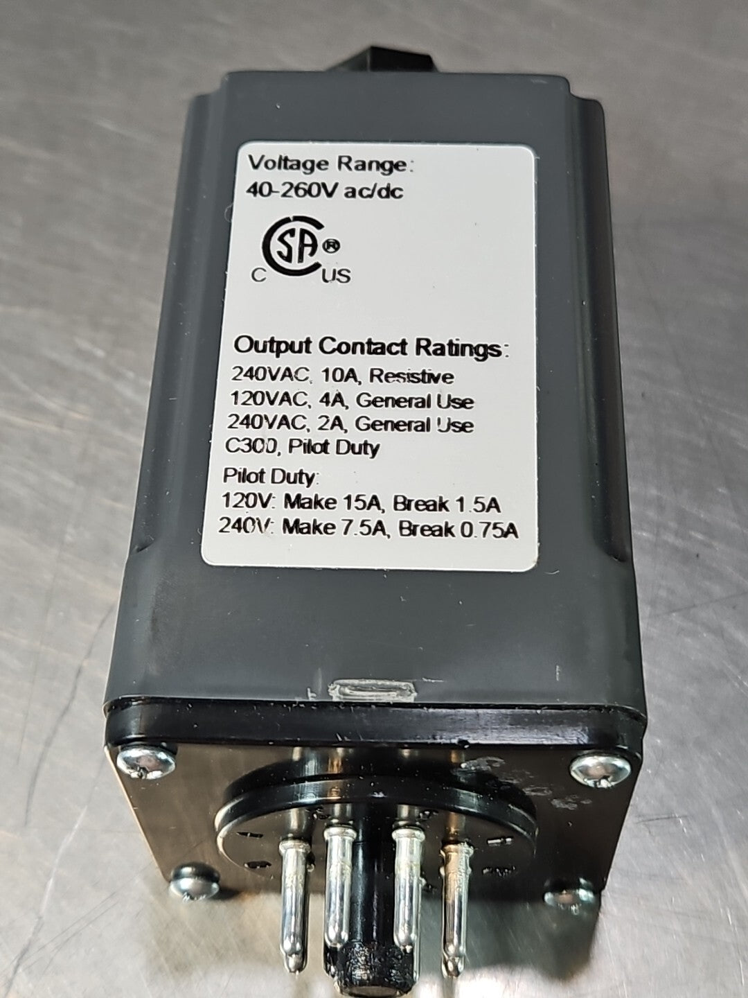 Signaline 330-H-60SEC Operate Delay Timer 10A 40-260V ac/dc             (BIN411)