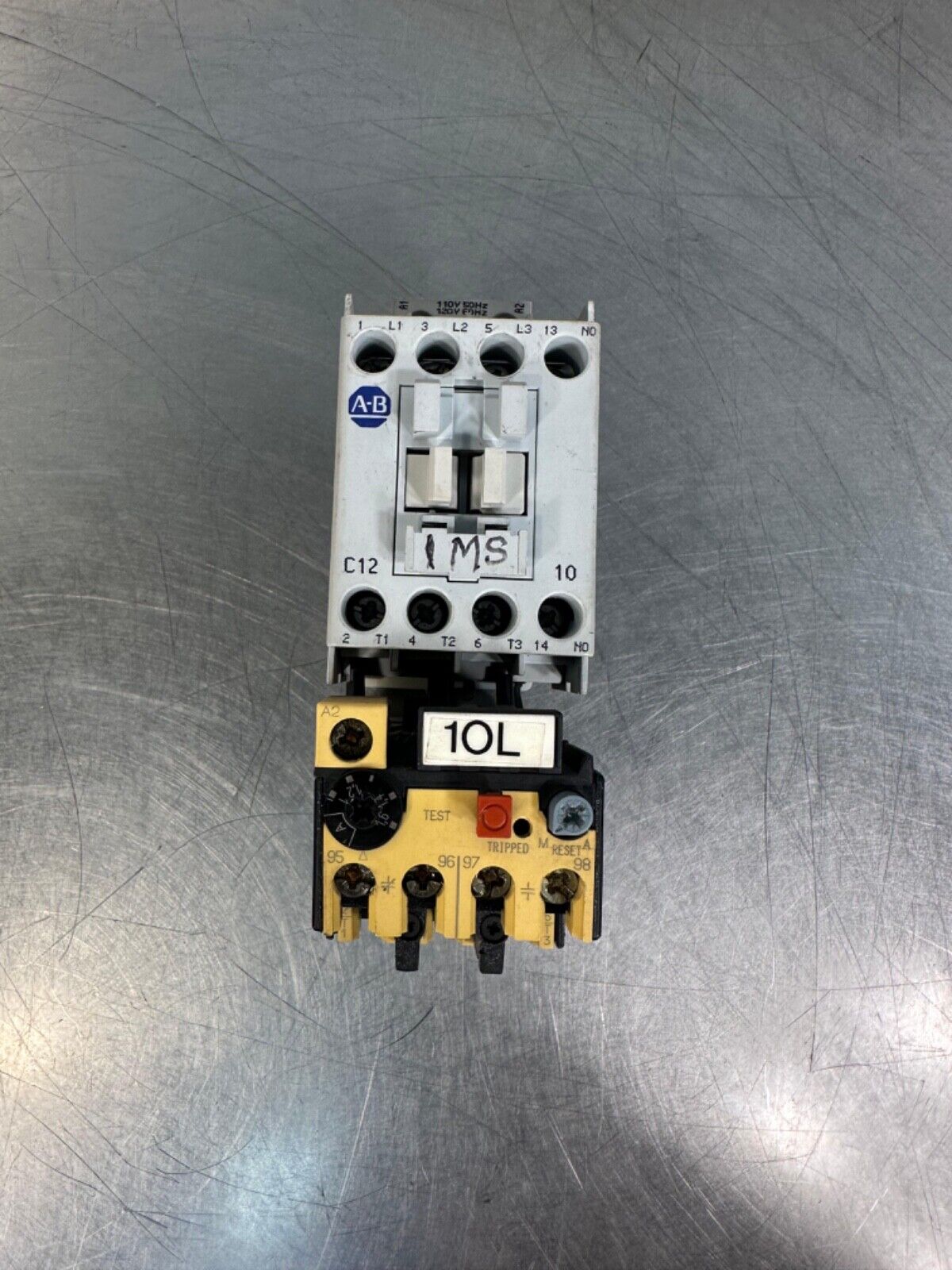 Allen Bradley 100-C12*10 Ser. A w/ 193-ED1CB Ser B  (4E-18)