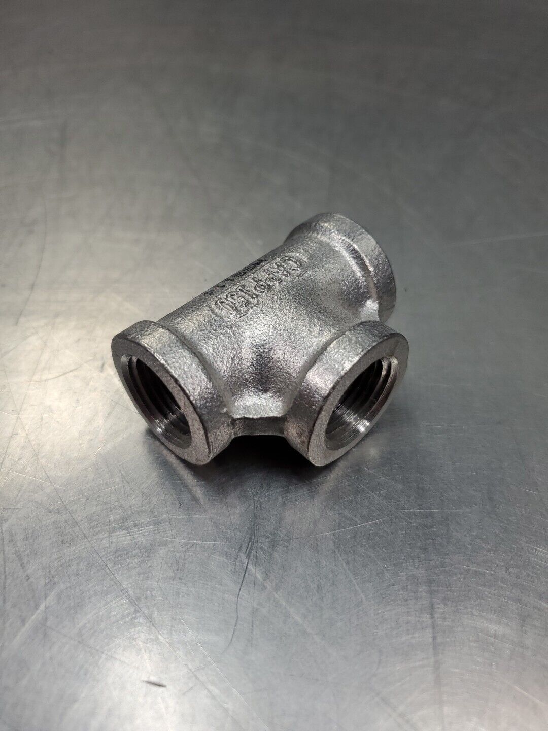 MS S-114 ½-304 (CAPP150) STAINLESS STEEL PIPE FITTING, T-Fitting.          6E-6