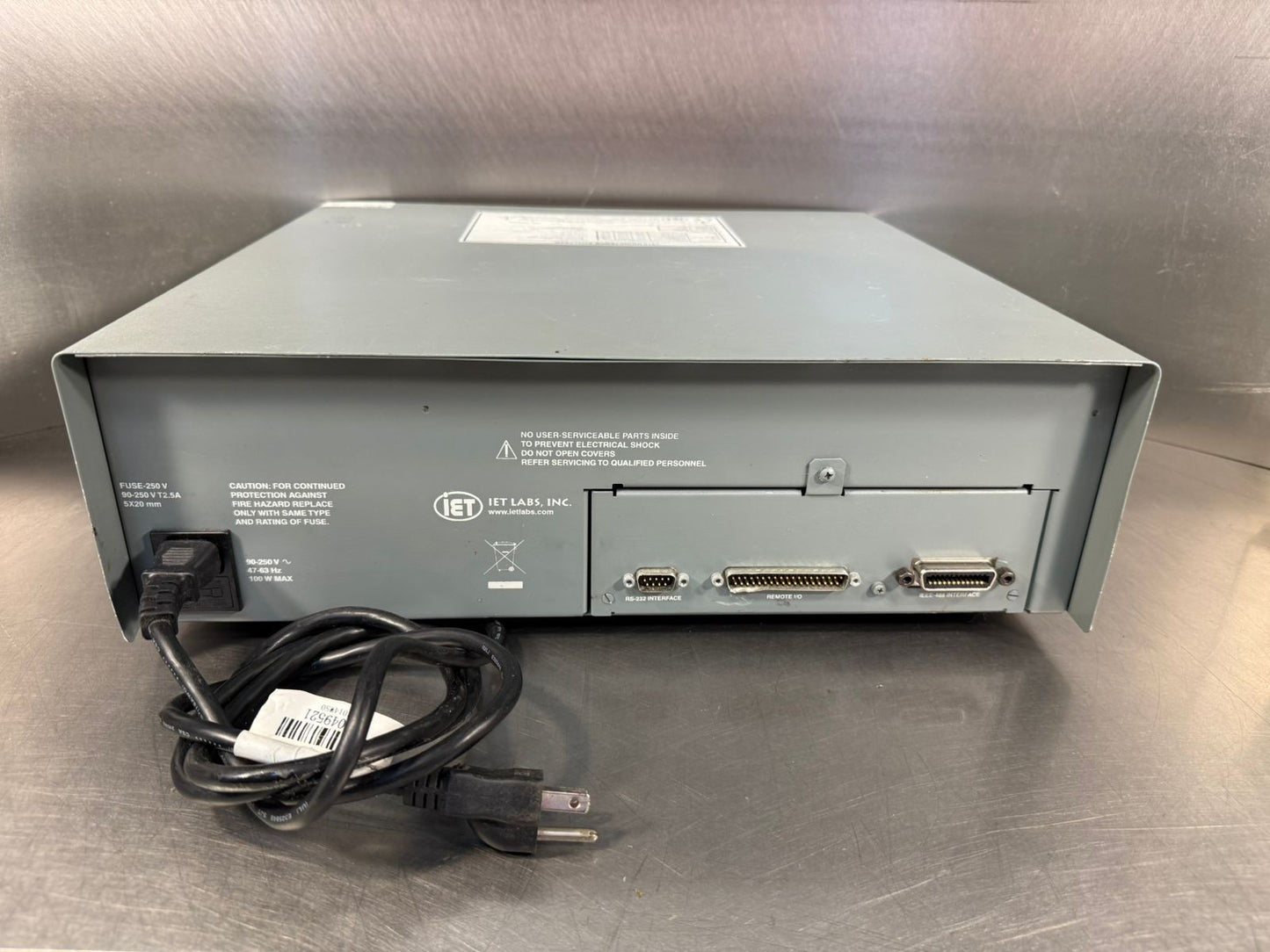 iet 1910 Inductance Analyzer Precision Calibration                 (3.6.3)