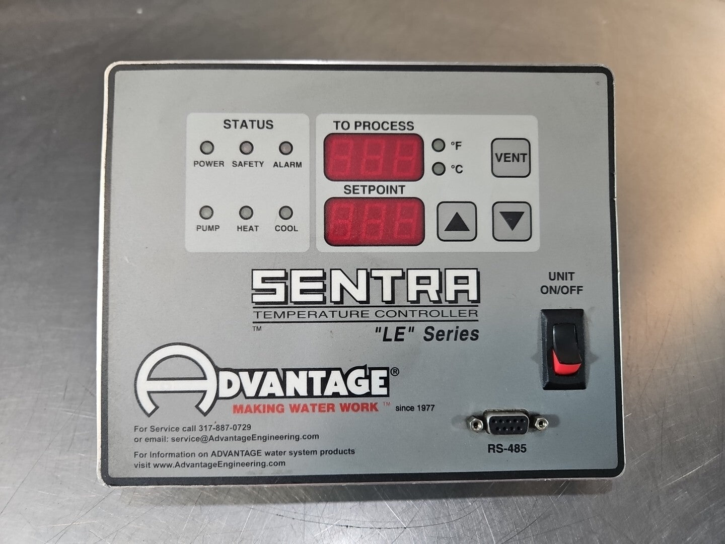 Advantage Electronics 239125 Sentra LE Series Temperature Controller    (BIN642)