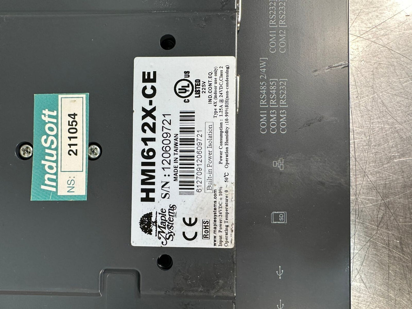  Maple Systems HMI612X-CE GRAPHIC OPERATOR INTERFACE PANEL (7.5.4)