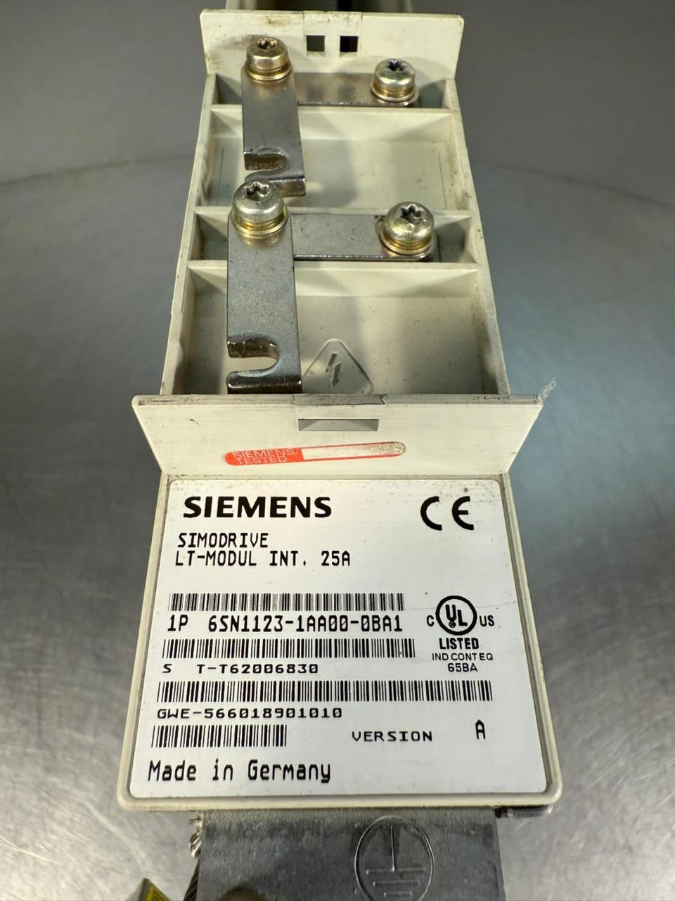 Siemens 6SN1123-1AA00-0BA1 Simodrive Lt-Modul-Int 25A             (12.4.1)