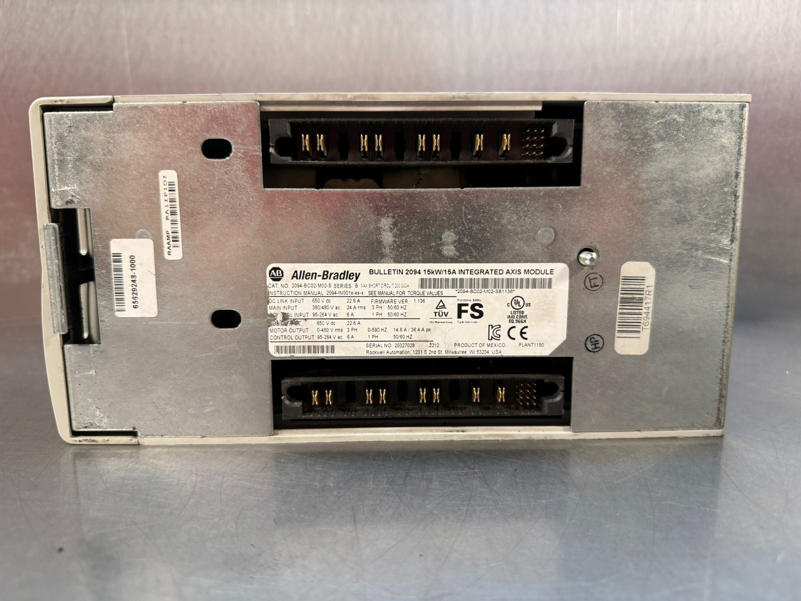 Allen-Bradley 2094-BC02-M02-S Serie B Kinetix 6000                (12.3.7)
