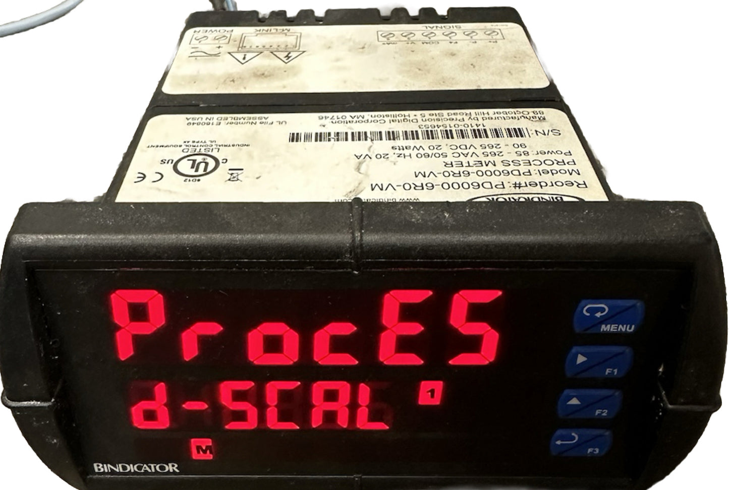 Precision Digital PD6000-6R0 Process Digital Panel Meter (BIN-1.5.5)