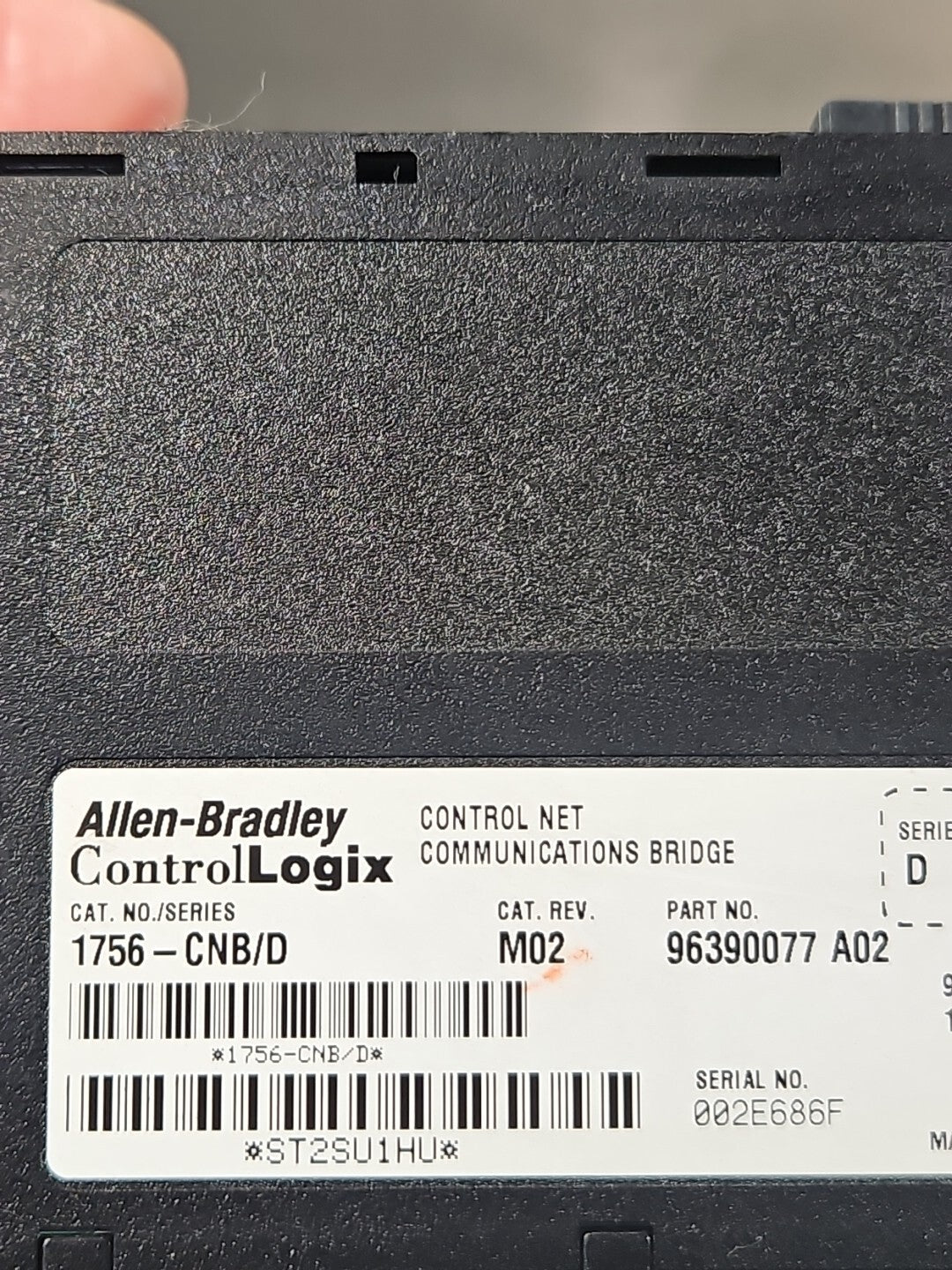 Allen-Bradley 1756-CNB/D Control Net Communications Bridge Rev M02      (BIN741)