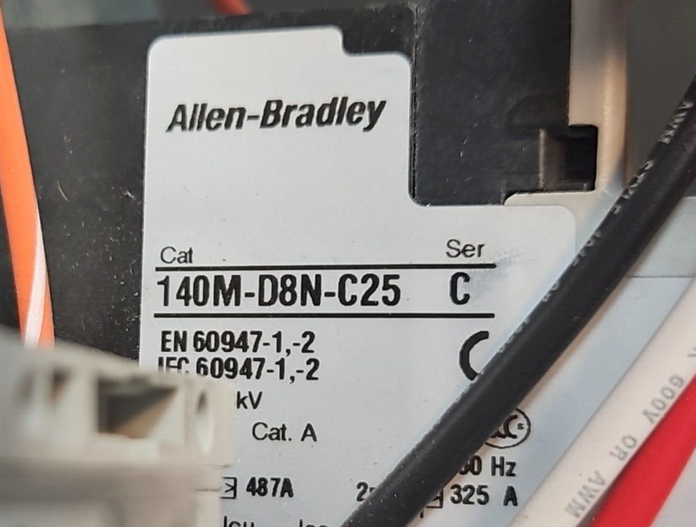 Allen Bradley 140M-D8E-C25 Motor Circuit Breaker W/140M-C-A Auxiliary    loc4A14