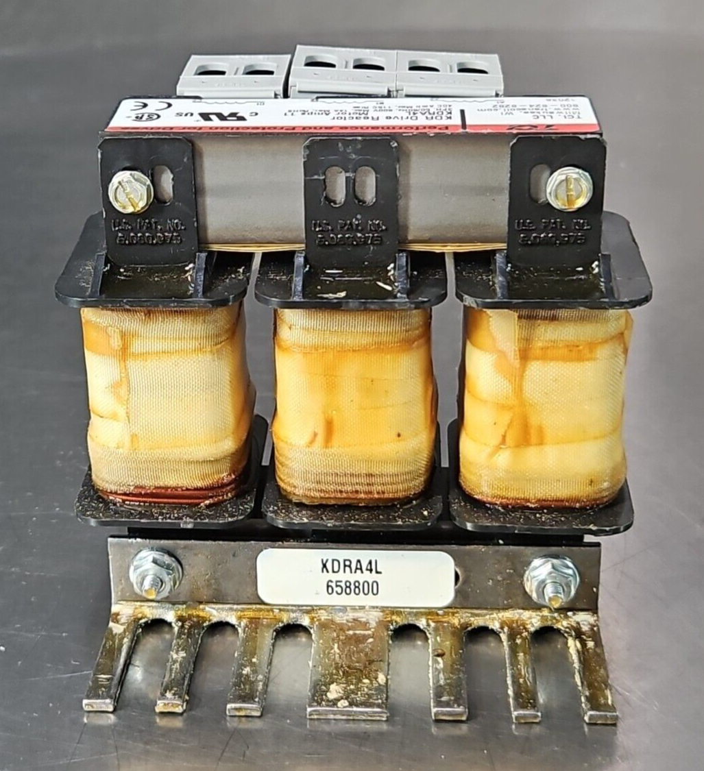 TCI KDRA4L Drive Reactor 3PH 50/60Hz 600V  11Amp                        (BIN425)