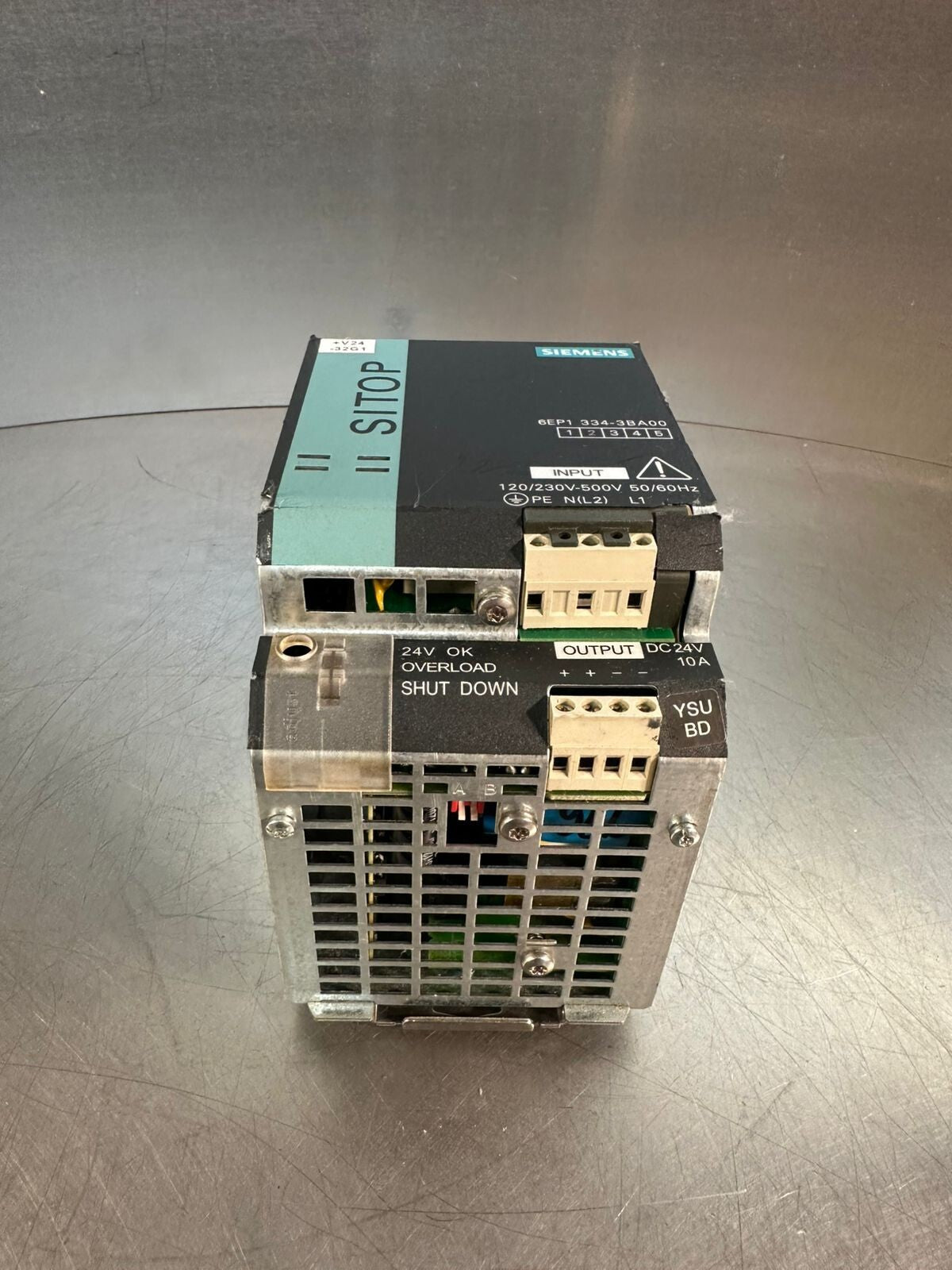 Siemens 6EP1334-3BA00 Modular Power Supply DC 24V  50/60 Hz        (6.3.2)