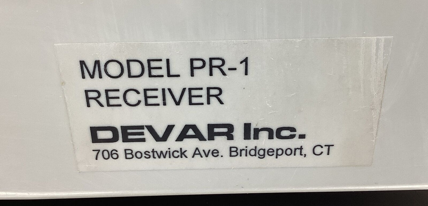 Devar Receiver Model PR-1  with Model 3019 Panel Meter       3A-27
