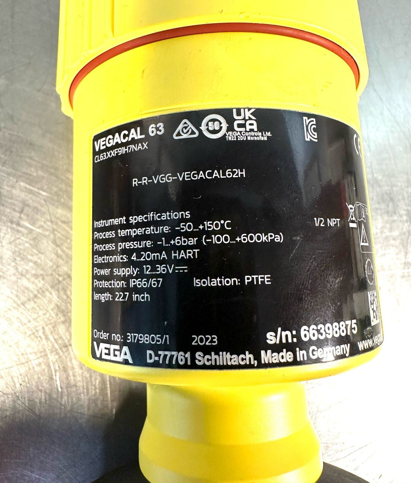 Vegacal 63 CL63.XXF91H7NAX  / R-R-VGG-VEGACAL62H    (4.5.5)