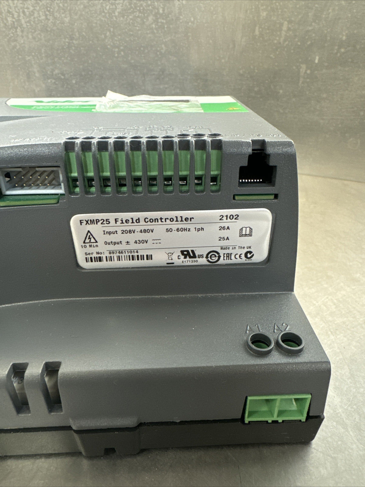 Control Techniques Emerson FXMP25 Field Controller 26A 208-480VAC @2.5.2