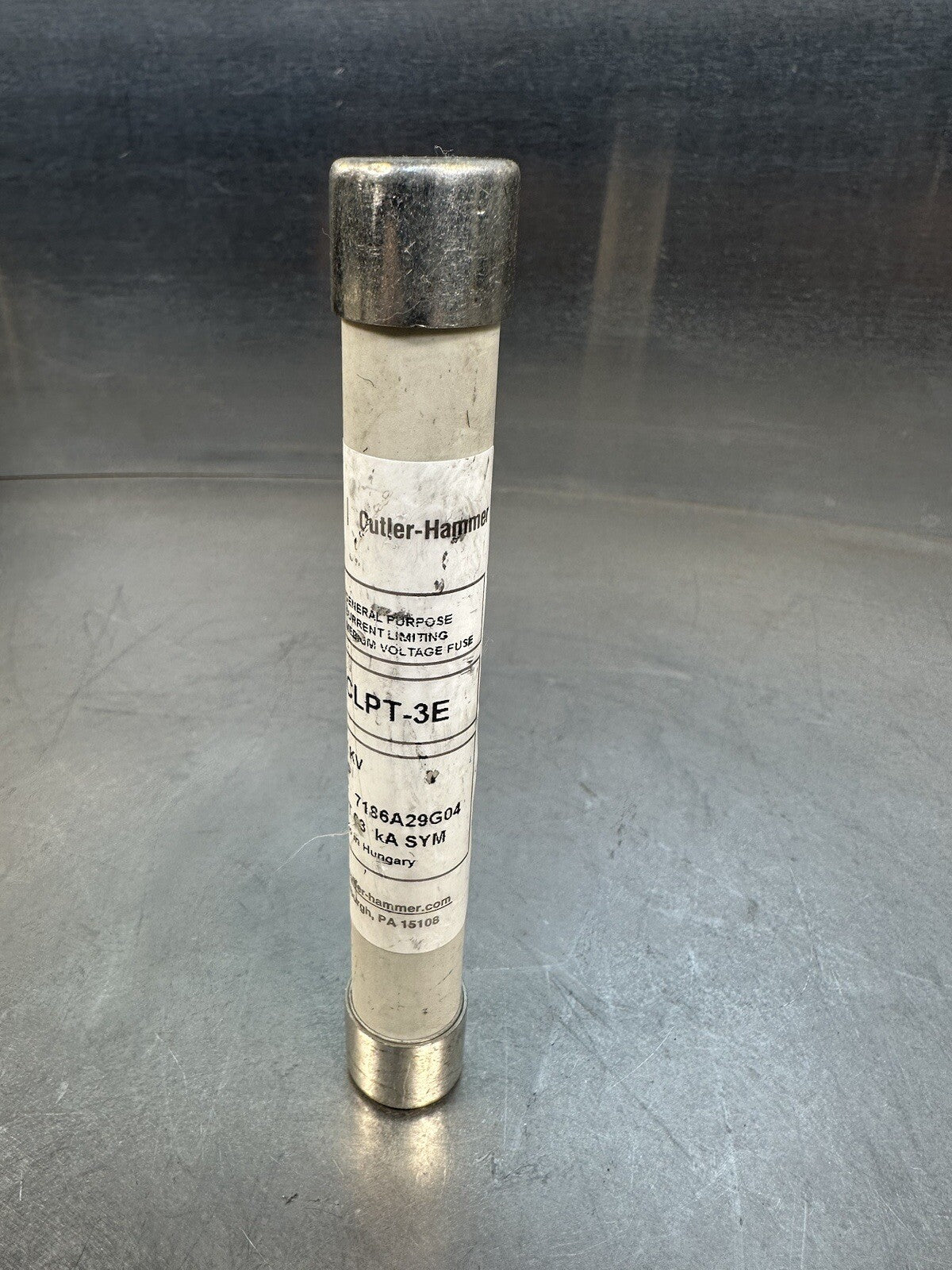 Eaton Cutler Hammer Current Limiting Fuse 5NCLPT-3E CLPT 5.5KV 3E Amp BIN-1.1.1