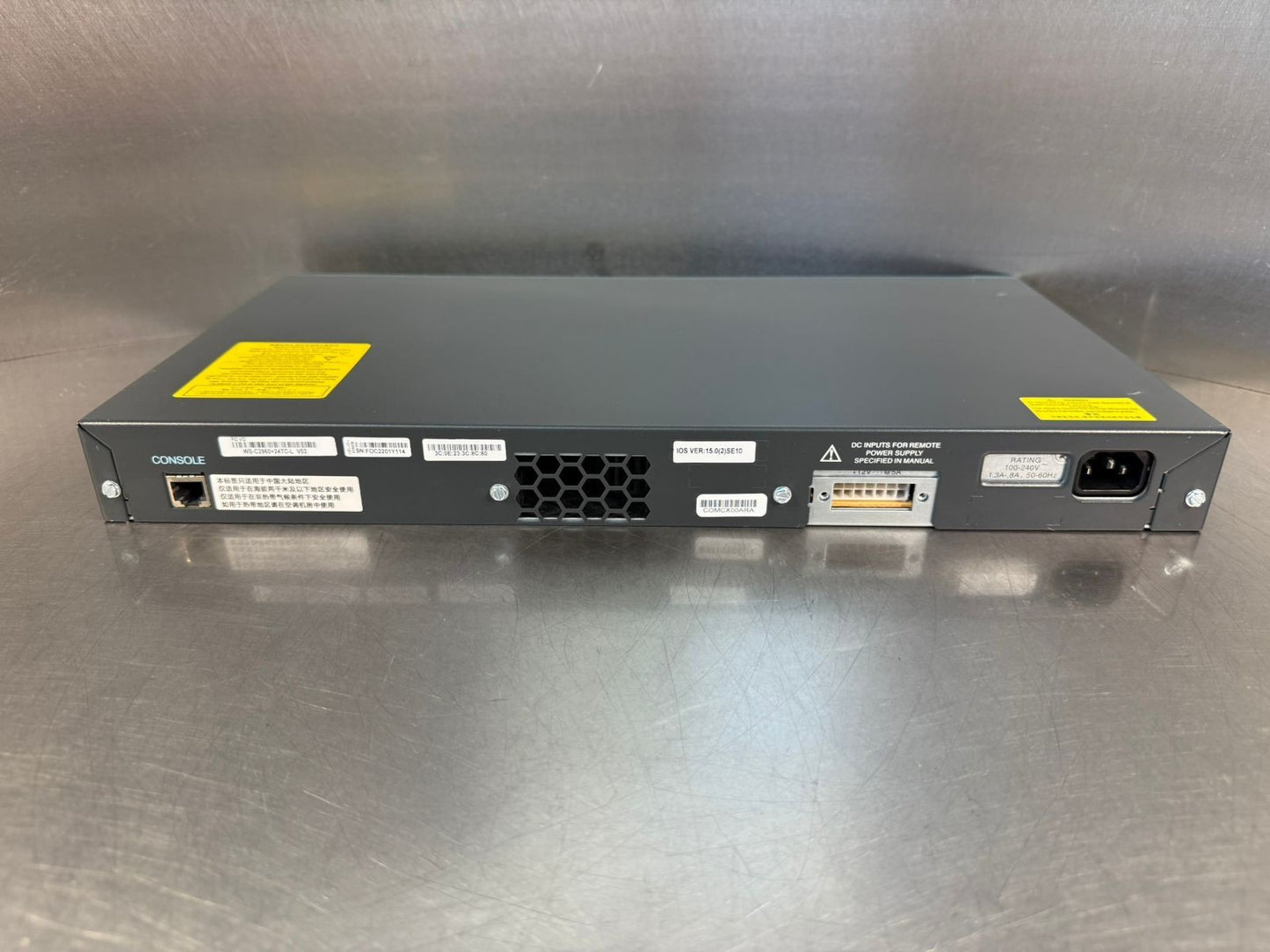 Cisco Catalyst WS-C2960+24TC-L  100-240V   24-Ports Switch        (12.5.5)