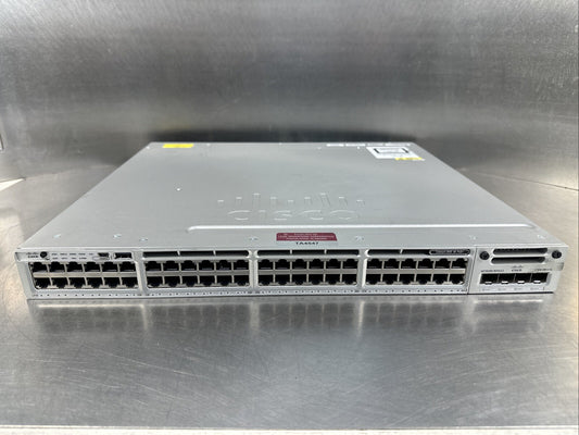 Cisco Catalyst WS-C3850-48P-S Switch 48 Port Gigabit PoE+ 715W Sing P (5.2.1)
