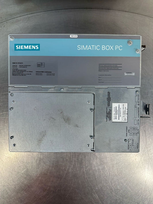  Siemens Simatic IPC627C BOX PC 6ES7647-6CE66-0GA1         (8.4.1)