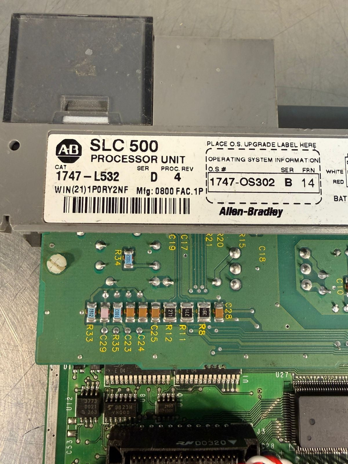 Allen Bradley 1747-L532 /D Rev 4 Processor Unit                (11.4.5)