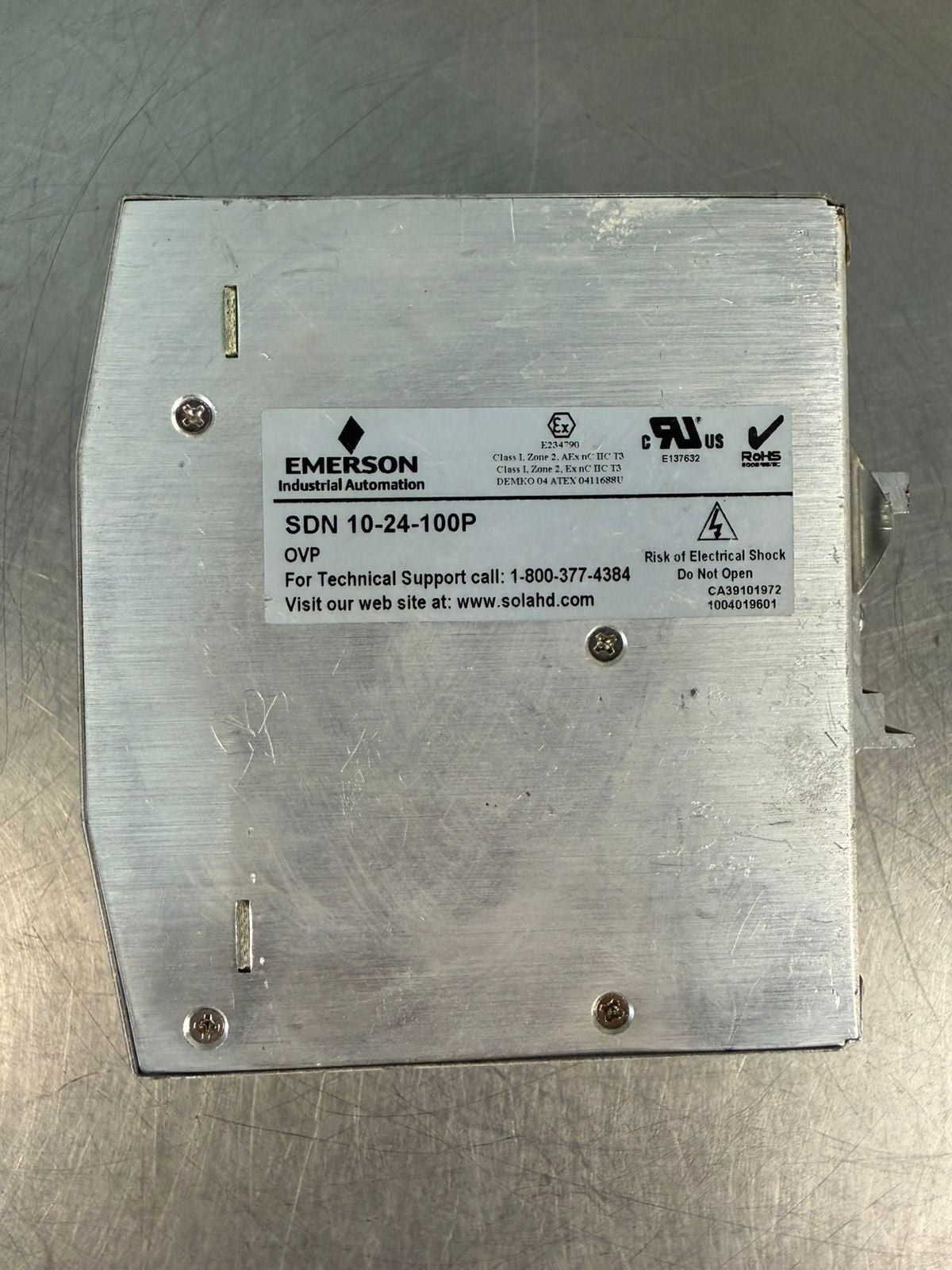 Sola SDN-10-24-100P Power Supply Mod. 115/230Vac 5.0/2.0A 50/60Hz  (5.4.2)