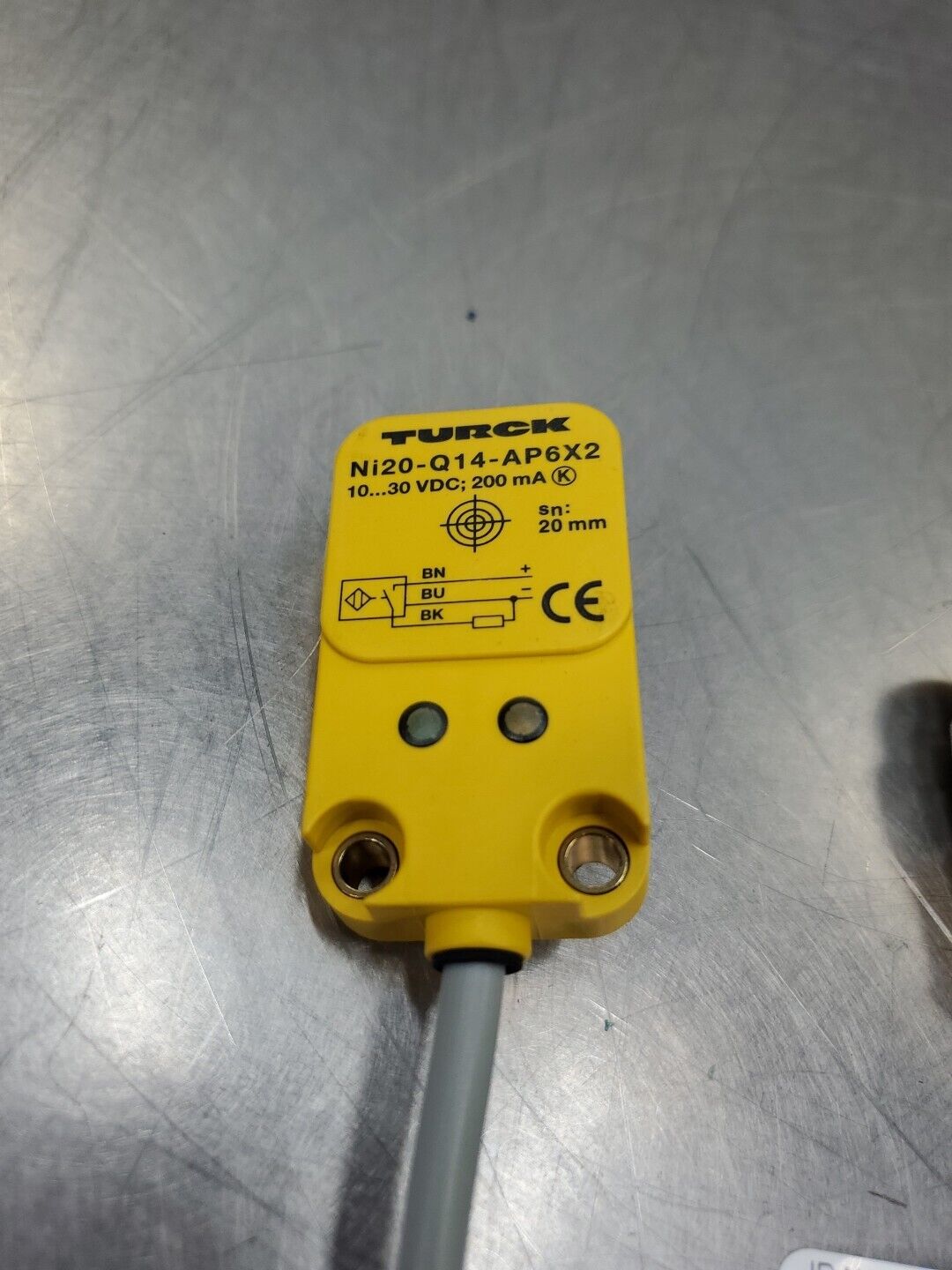 Turck NI20-Q14-AP6X2-0.2M-RS 4T 10-30VDC 200mA Sensor Module.              5E-20