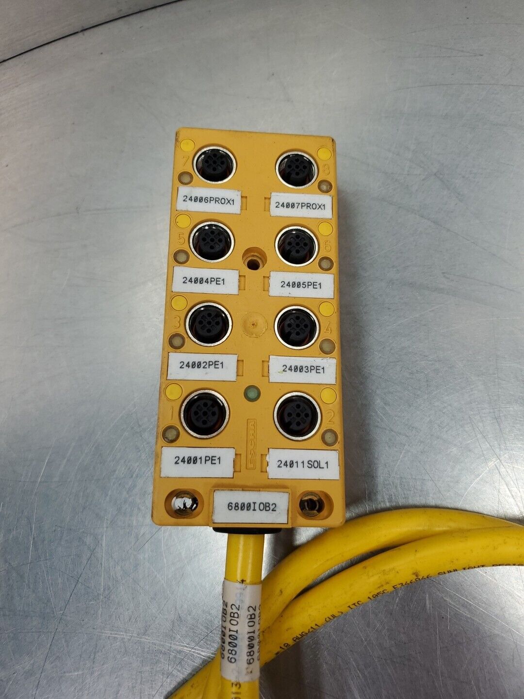 TURCK VB 80-P7X9-15 MultiBlox Connector Module, ***3ft Cord***              5D-3