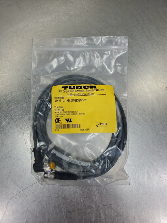 TURCK WK 4T-2-PSG 3M/S90/S771/SV (U0919-08) PLC Cable.                     5A-10